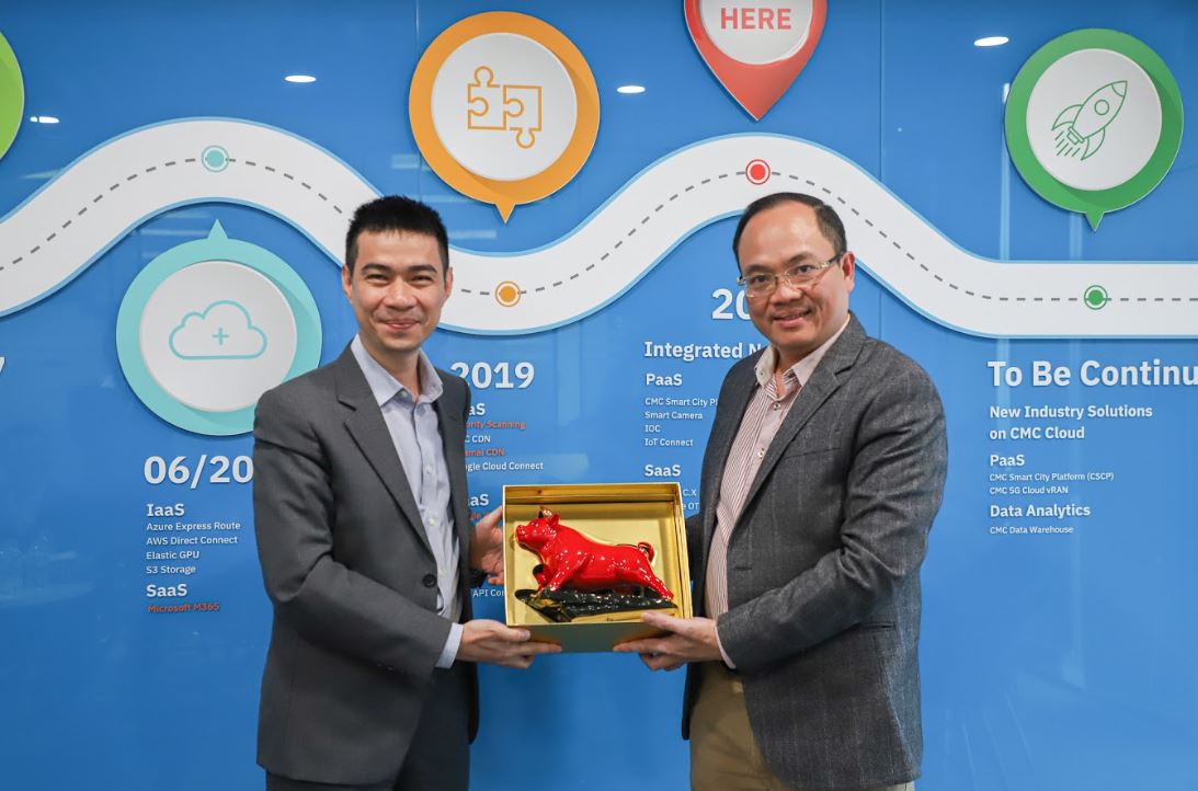 Vietlott is the "first-foot" to arrive at CMC Telecom in 2021
